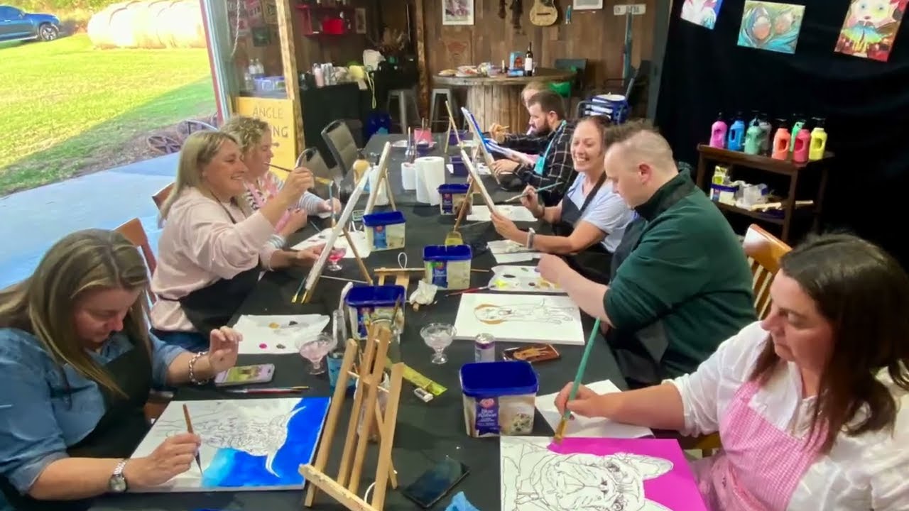Paint your Pet Portrait at Acres of Art, Paint and Sip, Pakenham