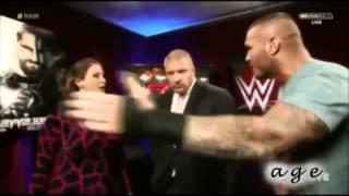 randy orton evil- turns face attacks authority+lays out 2014 Promo!
