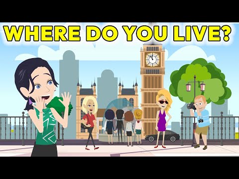 Where Do You Live? - Talk about Your Hometown - English Conversation Practice with Jessica