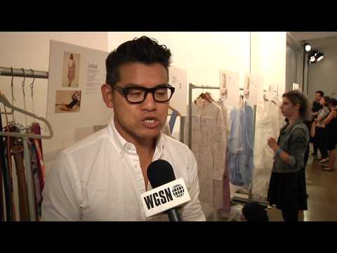 WGSN's Maren Hartman talks to Peter Som at New York Fashion Week S/S 13