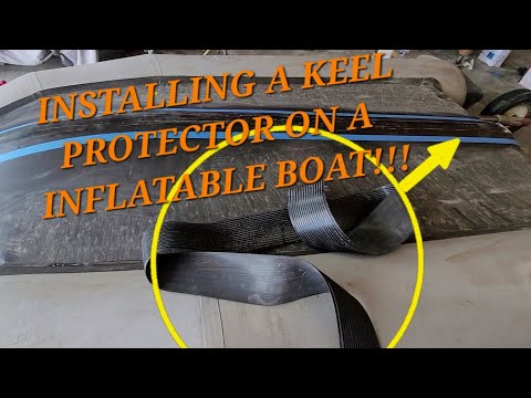 Installing A Keel Guard Protector Rubstrake To An Inflatable Boat or Other Accessories Items