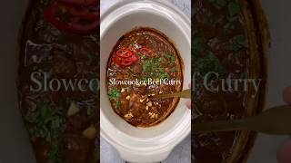 Slow Cooker Beef Curry 🍛 #slowcooker #crockpot #beef #curry #recipe