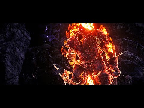 Skyrim Mod: The Dark World Boss Fight | Morgoth, The Gravehell Curse