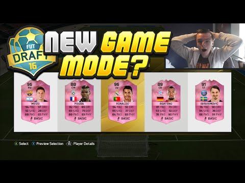 FIFA 16 - NEW FUTDRAFT GAMEMODES?!