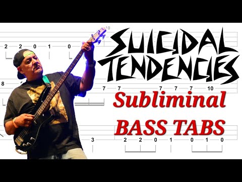 Thumbnail for Suicidal Tendencies - Subliminal BASS TABS | Cover | Tutorial | Lesson by Louiche Mayorga