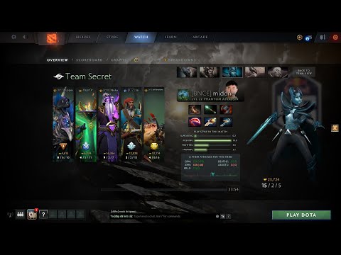dota2carry midone Phantom Assassin - Secret vs OG - OMEGA League