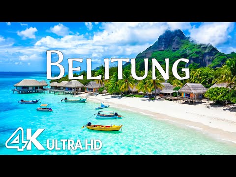 Belitung 4K – Granite Rock Beaches, Secret Lagoons & Indonesia’s Hidden Paradise | Relaxing Music