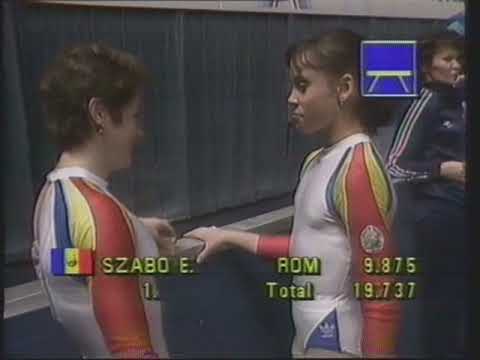 Ecaterina Szabo (ROM) - Worlds 1987 - Balance Beam Finals