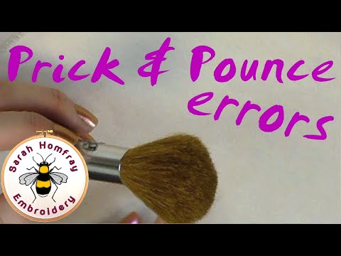 How to fix mistakes when transferring a design.