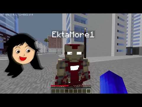 Stealing Iron Man Suit from My Sister?! | Hindi Minecraft