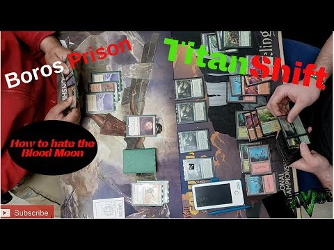 Titanshift vs Boros Prison [Modern Tabletop Magic]