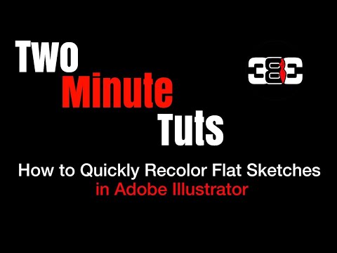 How to Quickly Recolor Fashion Flat Sketches in Adobe Illustrator