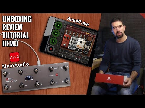 Meloaudio Midi Commander demo review with Amplitube 4