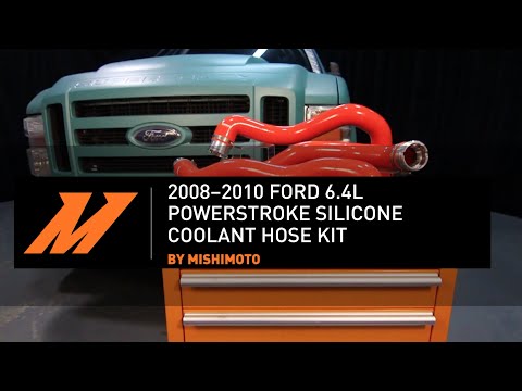 2008-2010 Ford 6.4L Powerstroke Silicone Coolant Hose Kit Features & Benefits by Mishimoto