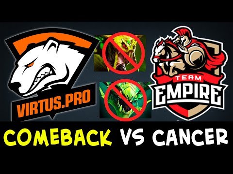 How to counter biggest cancer of Dota — VP vs Empire