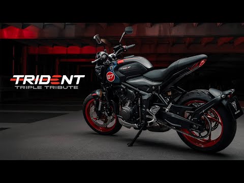 2025 Triumph Trident Triple Tribute Edition