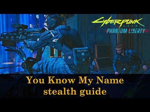 You Know My Name stealth guide (guide Reed to the meeting point) - Phantom Liberty | Cyberpunk 2077