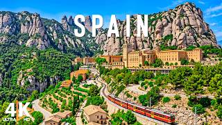 Spain 4K Drone Highlights 🇪🇸 Stunning Mediterranean Beaches & Historic Cityscapes