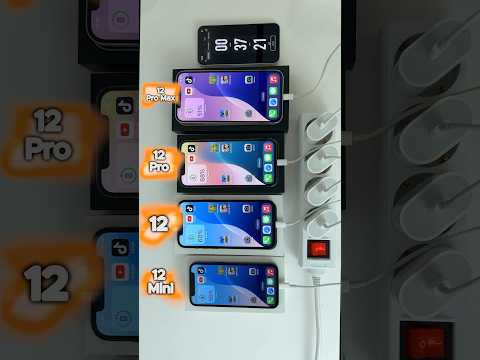 iPhone 12 Mini vs 12 vs 12 Pro vs 12 Pro Max Battery Charging Speed Test