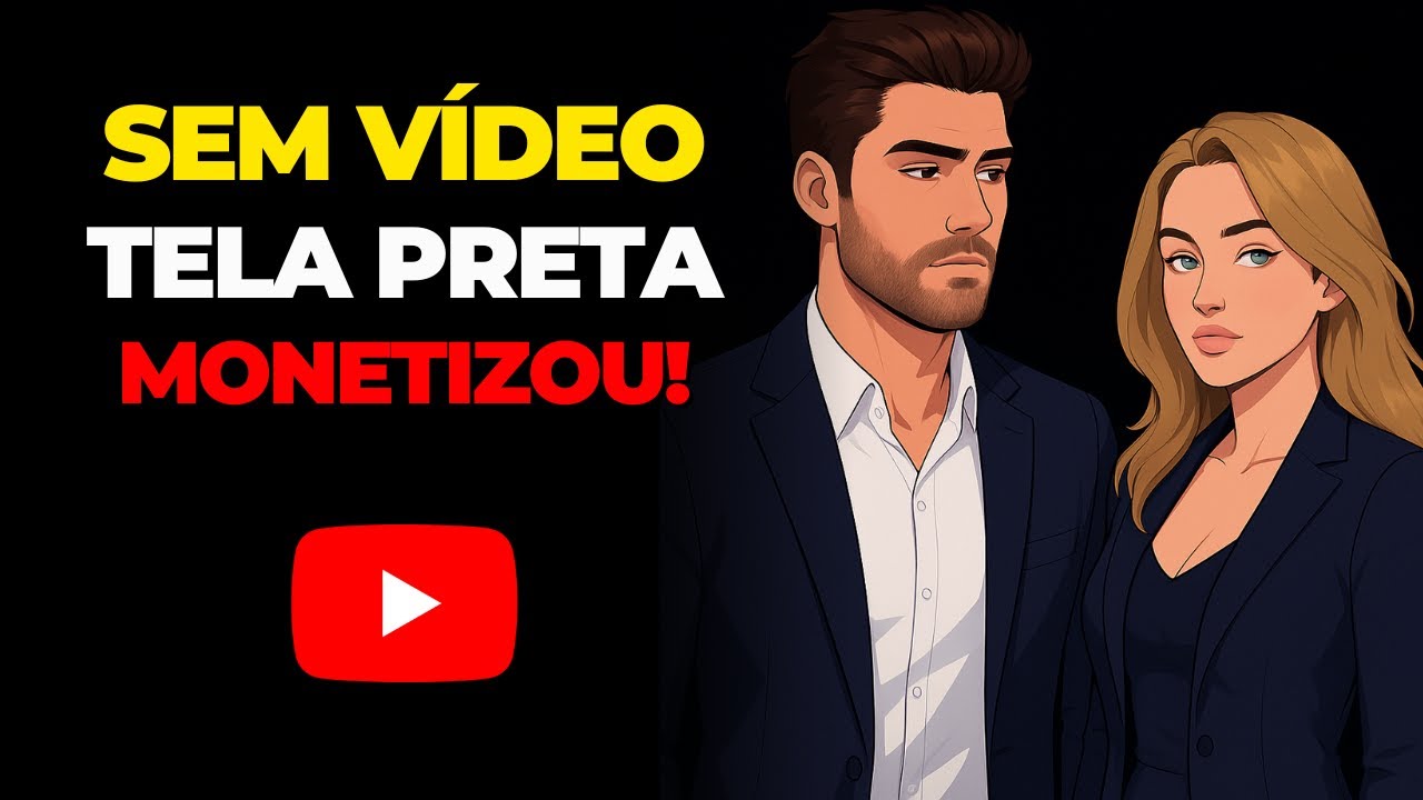 Esse Canal Dark Monetizou com Tela Preta e Legenda Branca! Surreal!
