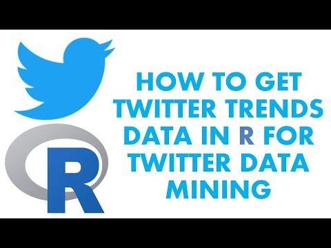 Text Analytics with R | How to get Trends data from Twitter | Twitter Data Mining