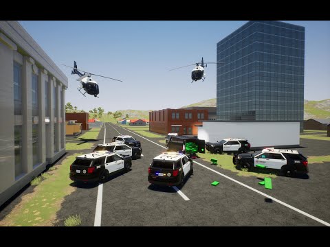 Epic Police Chase in Brick Rigs (Full)