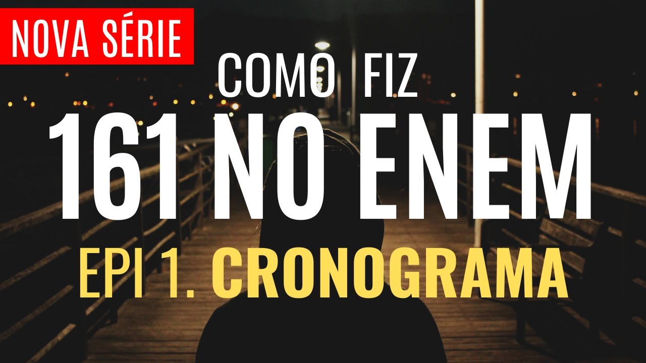 Como melhorar seu CRONOGRAMA Enem 2021! Preparação Enem 2021!