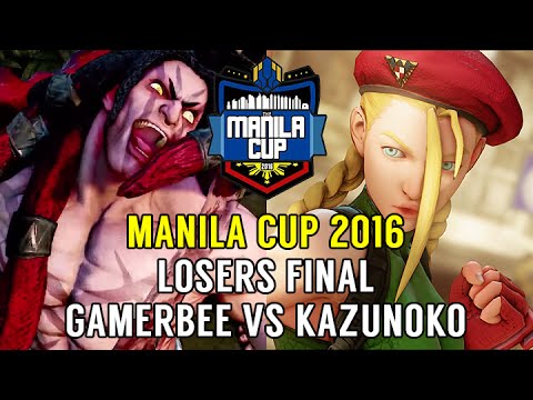Street Fighter V Tournament: Manila Cup 2016 Losers Final - Gamerbee (Necalli) v Kazunoko (Cammy)