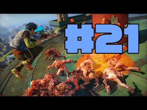 Sunset Overdrive Xbox One Walkthrough Part 21 - Defending the Boat