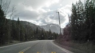BC Highway 6 Westbound in Winter - part 5 of 5 - time lapse