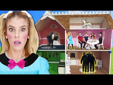 24 Hours inside a Dollhouse Escape Room in Real Life! (Game Master vs Quadrant Battle Royale) Video