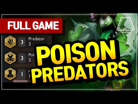 POISON PREDATOR COMP - Teamfight Tactics Full Game | TFT