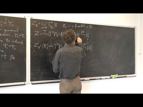 Michael Finkelberg — Representations of affine Hecke algebras, lecture 5