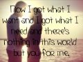 You For Me - Terra Naomi (Lyrics) 