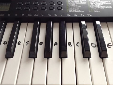 Let It GO (Frozen) - Keyboard/ Piano Tutorial Right Hand EASY!
