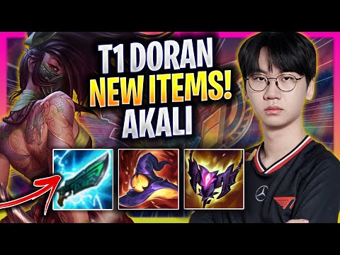 DORAN TRIES AKALI WITH NEW ITEMS! - T1 Doran Plays Akali MID vs Warwick! | Season 2026