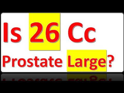 Is 26 cc Prostate Large?