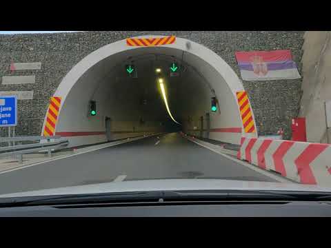 Serbian Highway driving tour
