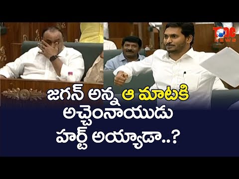 CM YS Jagan Comments On Achennaidu | AP Assembly 2019 | NewsOne Telugu Video