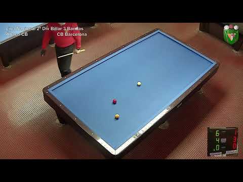 Temporada 2020/21 Lliga Nacional Billar a 3 bandes Segunda Divisón X  Minguell vs A  Cirer