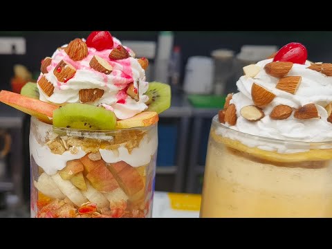 Very Colourful Hygenic Icecream Pudding With Waffi For Special 🎉Children #drvinbonsaipilla #trending