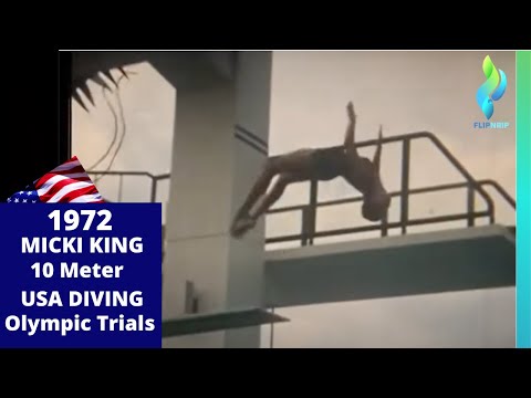 1972 Micki King - Womens 3 Meter USA Diving Olympic Trials