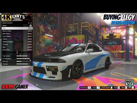 GTA Online : Buying Elegy Retro Custom Review & Customization | Fast Furious Car