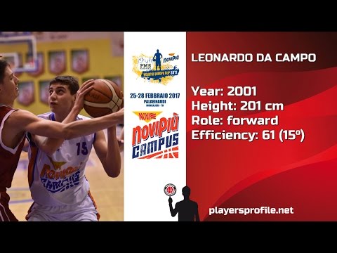 Players Profile: Leonardo Da Campo (NOvipiu') Moncalieri 2017