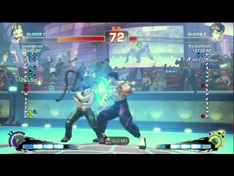 Ryukichikun [Fei] vs uramakiroll [Ibuki] SSF4 Japanese Online Ranked Matches - TRUE-HD