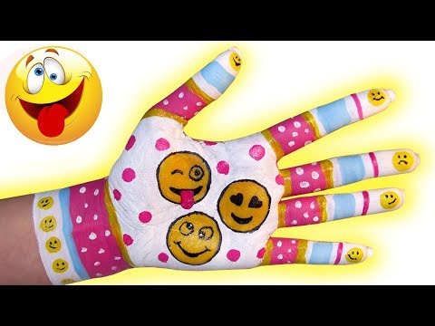 Body Paint / How to Draw Emoji Coloring Pages / video for children