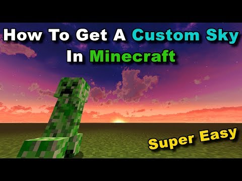 Farzy - How To Get A Custom Sky In Minecraft! (Easy & Beautiful)