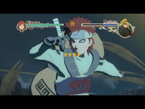 Naruto Ninja Storm 2 Trilogy PC MOD Walkthrough Part 2 60 FPS - Jinchuriki Gaara vs Edo Deidara