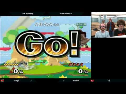 UVic Biweekly Feb. 1st ( Loser's Quarters ) - Blake (Ganon) vs. Sage (Sheik)