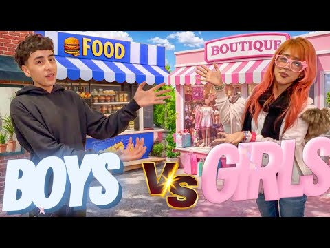BOYS VS GIRLS WHO COULD MAKE A BETTER STORE